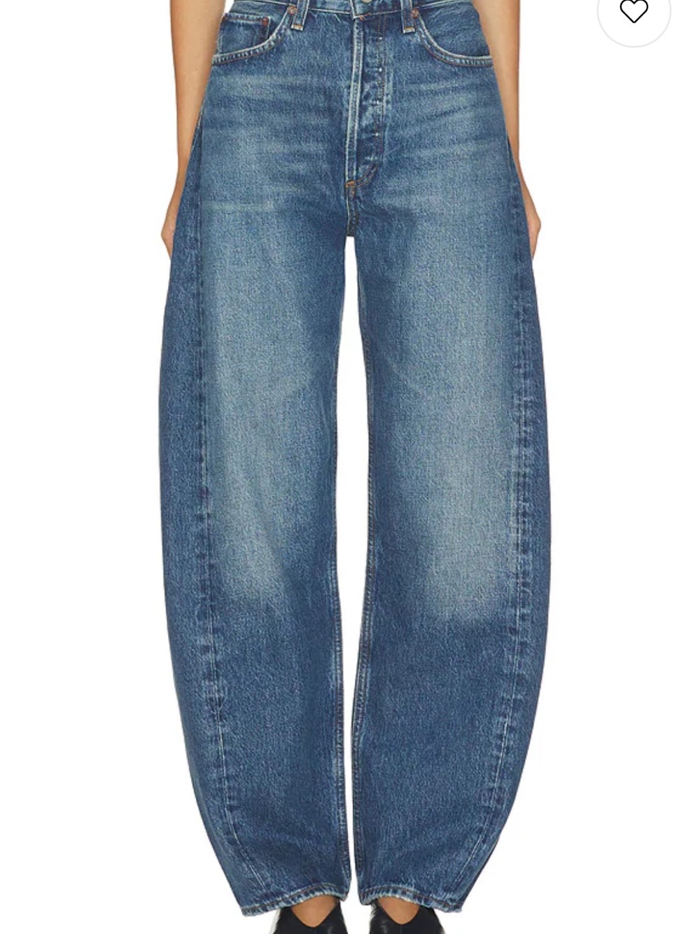 Agolde Luna Pierced Jean in Logical